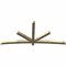 Ekena Millwork Alberta Rough Sawn Timber Gable Bracket, Douglas Fir, 108"W x 49"H x 4"D x 4"F, 11/12 Pitch GBW108X49X0404ALB00RDF - alternate 5